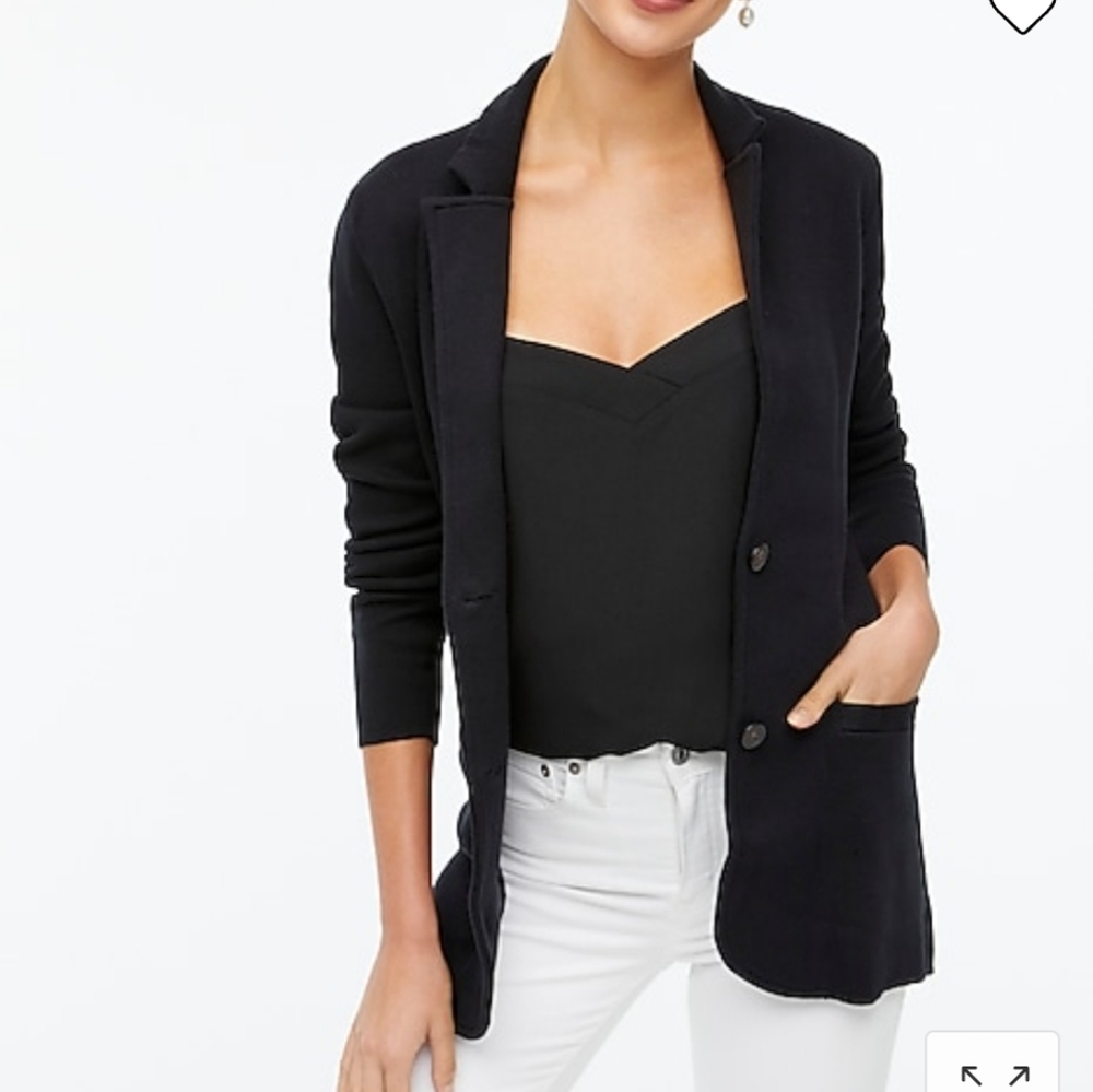 Jcrew sweater blazer L